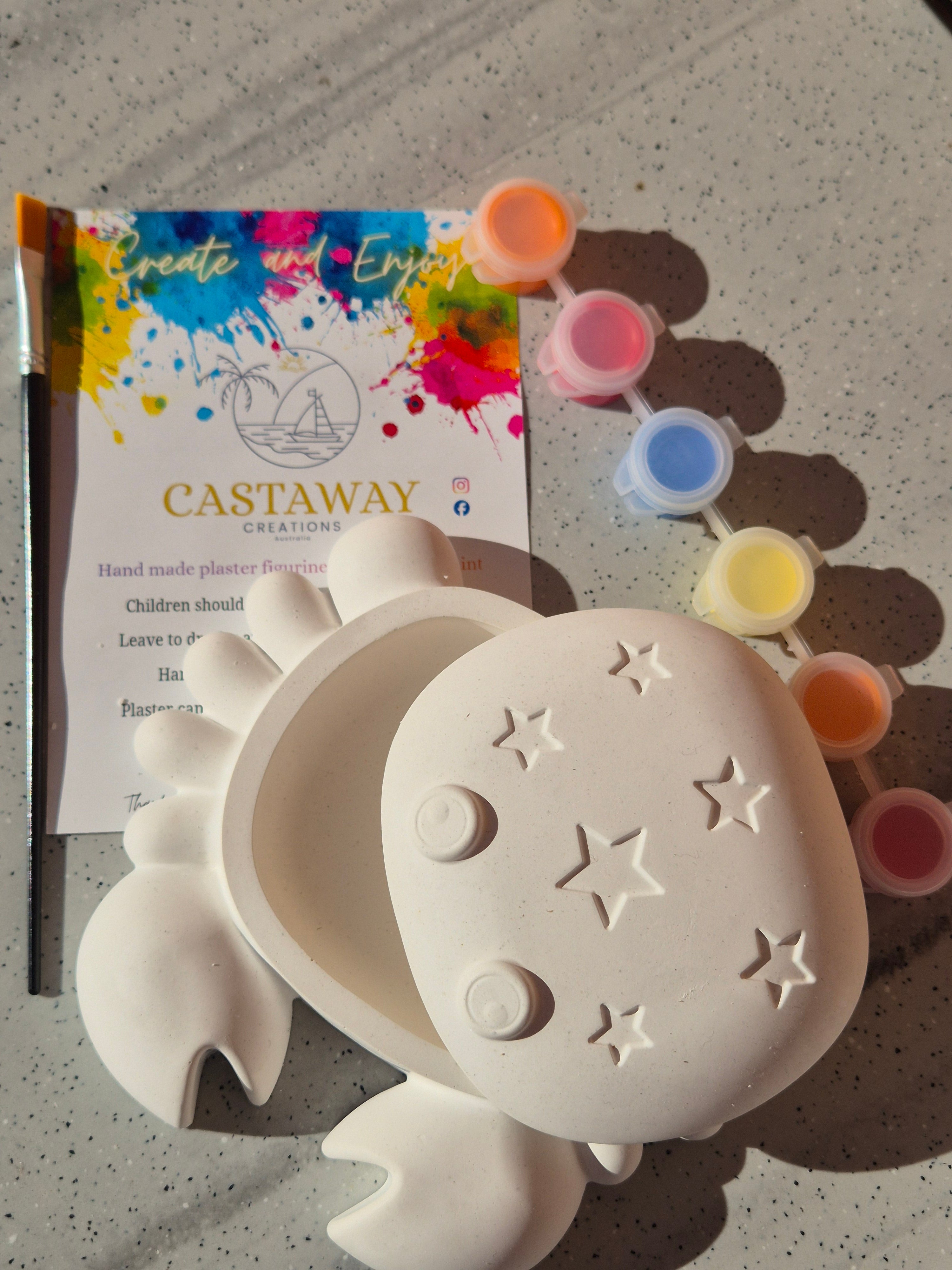 Crab trinket with lid