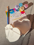 Heart trinket box with Bow lid